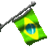 bandeirinha inclinada