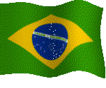 Bandeira ao vento Brasil