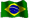 mini bandeira Brasil