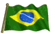 pequena bandeironha do Brasil