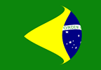 bandeira do Brasil animada
