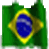 mini bandeira Brasil