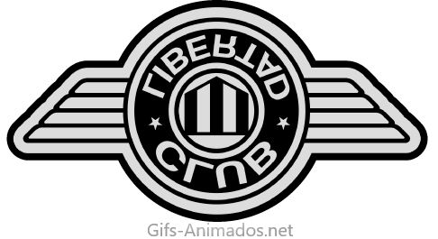 Gif animado do escudo do Club Libertad em 3D 04