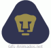 Gif animado do escudo do Pumas UNAM em 3D 01