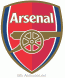 Gif animado do escudo do Arsenal Football Club em 3D 01