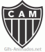 Escudo 3D Atlético Mineiro animado 03