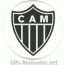 Escudo 3D Atlético Mineiro animado 14
