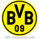 Gif animado do escudo do Borussia Dortmund em 3D 01