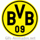 Gif animado do escudo do Borussia Dortmund em 3D 06