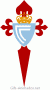 Gif animado do escudo do Real Club Celta de Vigo em 3D 01