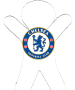 Gif animado do escudo do Chelsea football Club em 3D 02