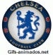 Gif animado do escudo do Chelsea football Club em 3D 07