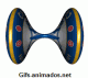 Gif animado do escudo do Chelsea football Club em 3D 08