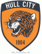 Gif animado do escudo do Hull City Association Football Club em 3D 02