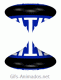 Gif animado do escudo do Inter de Milão em 3D 04