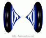 Gif animado do escudo do Inter de Milão em 3D 05
