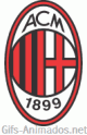 Gif animado do escudo do Milan em 3D 07