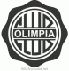 Gif animado do escudo do Club Olimpia em 3D 02