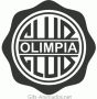 Gif animado do escudo do Club Olimpia em 3D 03