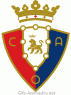 Gif animado do escudo do Club Atlético Osasuna em 3D 01
