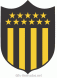 Gif animado do escudo do Club Atlético Peñarol em 3D 01