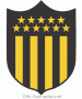 Gif animado do escudo do Club Atlético Peñarol em 3D 03