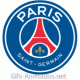 Gif animado do escudo do Paris Saint-Germain em 3D 02