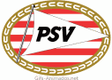Gif animado do escudo do PSV em 3D 03