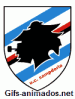 Gif animado do escudo do Sampdoria em 3D 01