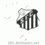 Escudo 3D Santos animado 13