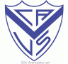 Gif animado do escudo do Club Atlético Vélez Sarsfield em 3D 03