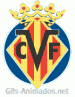 Gif animado do escudo do Villarreal Club de Fútbol em 3D 01