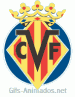 Gif animado do escudo do Villarreal Club de Fútbol em 3D 02
