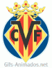Gif animado do escudo do Villarreal Club de Fútbol em 3D 03