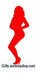 desenho mulher de vermelho