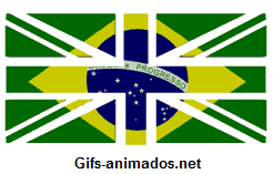 bandeiras brasil e inglaterra