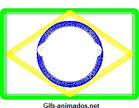 wireframe da bandeira brasil