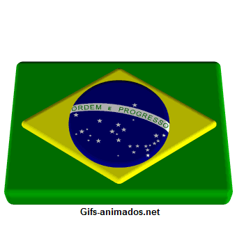 Bandeira do Brasil com bordas 