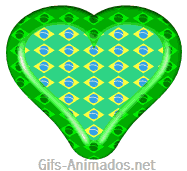 Coração brasileiro que gira