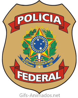 logo da polícia federal gira